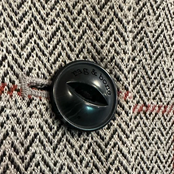 Rag & Bone Check Viscose Slade Blazer Size 6